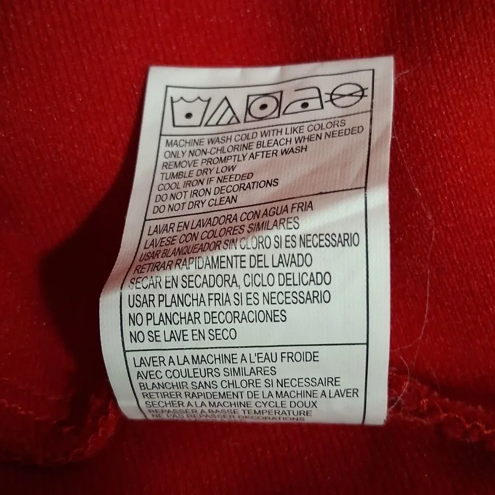 Adidas Nebraska Cornhuskers Track Jacket Men's Large Red Full Zip